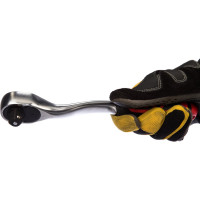 Трещотка 1/2 72-зубцовая изогнутая длина 255мм JTC-5424