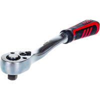 Трещотка 1/2 72-зубцовая изогнутая длина 255мм JTC-5424