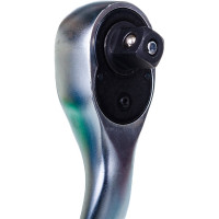 Трещотка 1/2 72-зубцовая изогнутая длина 255мм JTC-5424