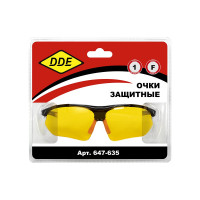 Очки защитные желтые DDE 647-635