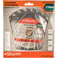 Диск пильный по дереву (210х30 мм; 24T) Sturm 9020-210-30-24T