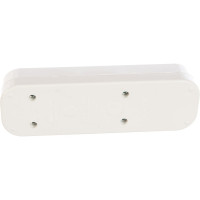 Трехместная колодка (розетка удлинителя)  с з/к и выключателем, 250В 16А LUX У3-ЕВК 4606400614715