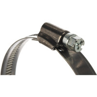 Ленточный червячный хомут 060-080мм нержавеющая сталь JTC-ZN80