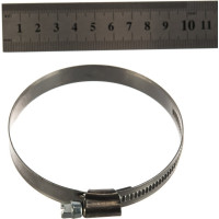 Ленточный червячный хомут 060-080мм нержавеющая сталь JTC-ZN80