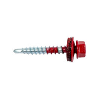 Кровельный саморез Daxmer 4,8x35 RAL 3003 сверло №1, 250шт 00000303920