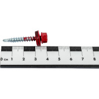 Кровельный саморез Daxmer 4,8x35 RAL 3003 сверло №1, 250шт 00000303920