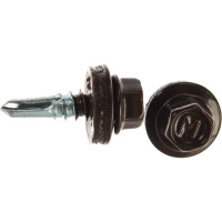 Кровельный саморез Daxmer 5,5x19 RAL 8017 сверло №3, 250шт 00000304281