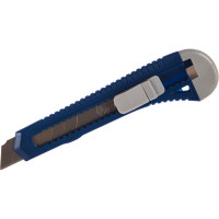 Технический нож, лезвие 18мм, пластиковый корпус КОБАЛЬТ 242-175