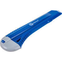 Технический нож, лезвие 18мм, пластиковый корпус КОБАЛЬТ 242-175