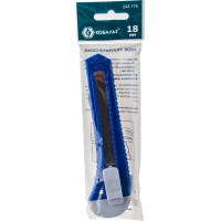 Технический нож, лезвие 18мм, пластиковый корпус КОБАЛЬТ 242-175