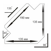 Магнитный держатель для сварки Forceberg для 3-х углов. Максимальное усилие 35 кг, шт 9-4014526