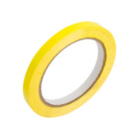 Упаковочная лента PVC Folsen 9мм x 66м жёлтая 54мк 0777091