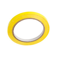 Упаковочная лента PVC Folsen 9мм x 66м жёлтая 54мк 0777091