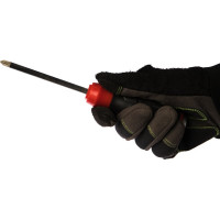 Профессиональная силовая отвертка с алмазным наконечником PH2*100мм JTC-5407