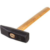 Слесарный молоток Без бренда 1000 г, квадратный боек, деревянная рукоятка 10301