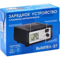 Зарядное устройство Вымпел Вымпел-27 автомат, 0-7А, 14.2/14.8/18В, ЖК индикатор 2045