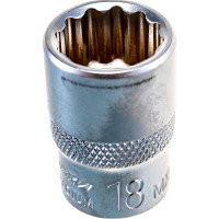 Головка 12-ти гранная (18 мм; 1/2") ДТ/200 Дело Техники 622018