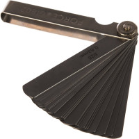 Набор щупов 26шт, 0.04-0.63мм FORCE 61802