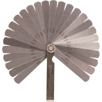 Набор щупов 26шт, 0.04-0.63мм FORCE 61802