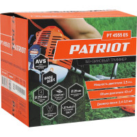 Бензиновый триммер PATRIOT 4555ES Country с неразборной штангой 250108045