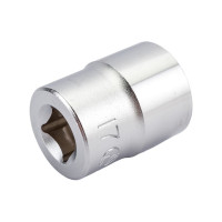 Головка торцевая 6-ти гранная (17 мм; 3/8"; 30 мм) Hans 3400M17