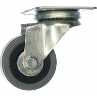 Колесо с вращающейся опорой и пластиной крепления (50 мм; 35 кг) Tellure rota 374101
