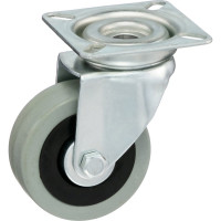 Колесо с вращающейся опорой и пластиной крепления (50 мм; 35 кг) Tellure rota 374101