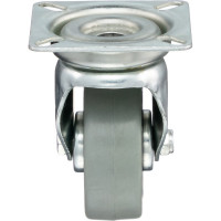 Колесо с вращающейся опорой и пластиной крепления (50 мм; 35 кг) Tellure rota 374101