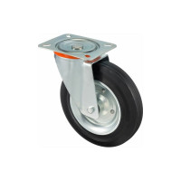 Колесо с вращающейся опорой и пластиной крепления (250 мм; 300 кг) Tellure rota 534908