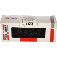 Саморез ШС ГВЛ Tech-Krep 3,9х30 200 шт, коробка с окном 112703