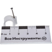 Скоба для кабеля, круглая А 9мм, 50шт - пакет Tech-Krep/Zitar 103650