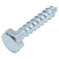 Сантехнический болт DIN 571 оцинкованный 6х30, 6шт - пакет Tech-Krep/Zitar 102579