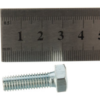 Болт DIN 933 с шестигранной головкой, оцинкованный М8х25, 40шт - коробка Tech-Krep 105208