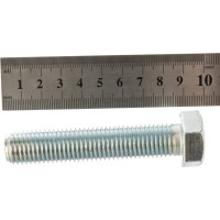 Болт DIN 933 с шестигранной головкой, оцинкованный М16х80, 10шт - коробка Tech-Krep 126537