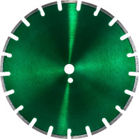 Диск алмазный сегментный по асфальту, свежему бетону, кирпичу (350х25.4 мм) MESSER DIY 01.350.534