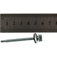 Кровельный саморез Tech-Krep КР ZP сверло 4,8х51 200 шт, ведро 101002