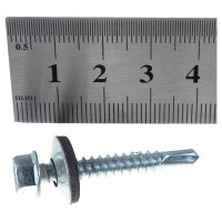 Кровельный саморез Tech-Krep КР ZP сверло 5,5х38 200 шт, ведро 104753