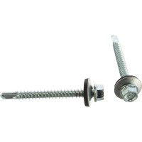 Кровельный саморез Tech-Krep КР ZP сверло 5,5х51 60 шт, коробка с окном 124629