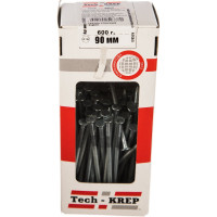 Ершеный оцинкованный гвоздь 90мм, 600г - коробка Tech-Krep 124602