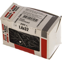 Строительный гвоздь 1.4х32, 200г - коробка Tech-Krep 101995