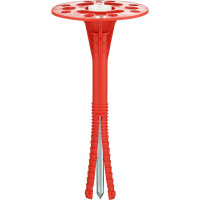 Дюбель для теплоизоляции с металлическим гвоздём с термоголовкой 10х120, 50шт - пакет Tech-Krep 124470