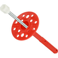 Дюбель для теплоизоляции с металлическим гвоздём с термоголовкой 10х120, 50шт - пакет Tech-Krep 124470