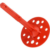 Дюбель для теплоизоляции с металлическим гвоздём с термоголовкой 10х120, 50шт - пакет Tech-Krep 124470