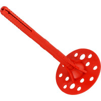 Дюбель для теплоизоляции с металлическим гвоздём с термоголовкой 10х160, 50шт - пакет Tech-Krep 124474