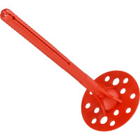 Дюбель для теплоизоляции с металлическим гвоздём с термоголовкой 10х180, 50шт - пакет Tech-Krep 124473