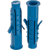 Распорный дюбель Чапай 6х30 шипы+усы, синие 1000шт - пакет Tech-Krep 111142