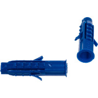 Распорный дюбель Чапай 6х30 шипы+усы, синие 1000шт - пакет Tech-Krep 111142