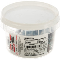 Саморез Tech-Krep ШСММ сверло 4,2х16 темно-коричневый KP RAL 8017 200 шт, ведро малое 125497