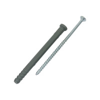 Дюбель-гвоздь 6х80 потайная манжета, полипропилен 30шт - коробка Tech-Krep 112714