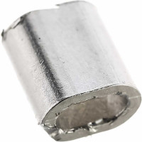 Прижимной зажим-наконечник для троса 2мм DIN3093 2шт - ярлык Tech-Krep 105820